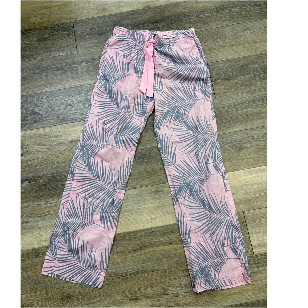 Victoria Secret Pink Palm Print Pajama Pants Womens Small NWT